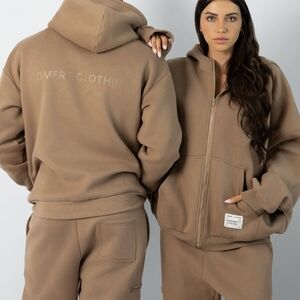 Nwot Comfrt Zip Affirmation Hoodie In Color Teddy Size 2XL